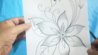 How to draw quotBATIKquot design 20 [upl. by Retsehc]