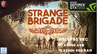 Strange Brigade Gameplay GTX 1050 4GB  i5 8300h  MSI GF63 [upl. by Ligriv846]