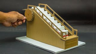 Science Projects  Escalator Working Model [upl. by George537]