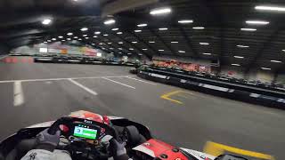 SWS Sprint Odense Gokart Hal  Round 3 amp 4  Qualify 2  Christian quotSchumiquot Jessen 90 KG  P5 [upl. by Phene]