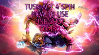 YBA Tomb Crypt Tusk Act 4 Showcase [upl. by Anthony]