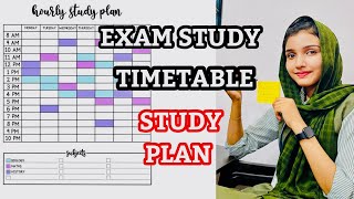 Exam Study Timetableസ്കൂൾ ഉള്ള ദിവസം Onam Exam Study planampTimetable School Days sslc exam [upl. by Llerrahs]