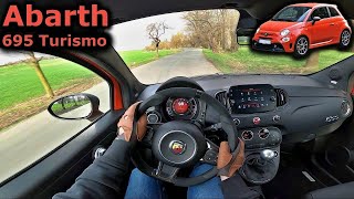 2024 Abarth 695 Turismo  POV test drive [upl. by Arst]