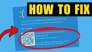 How To Fix Windows Blue Screen Error IRQL NOT LESS OR EQUAL [upl. by Atter549]