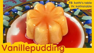 Vanillepudding selber machen   kathi‘s table [upl. by Emie]