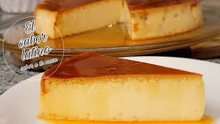 🔴 Como Hacer un Delicioso Flan Casero 💥Sin Horno Sin Licuadora [upl. by Ahsinom]