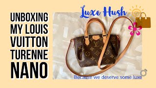 Unboxing Rare Louis Vuitton Turenne Nano  Luxe Hush [upl. by Romeo]