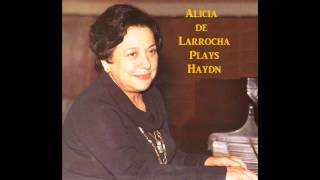 Alicia de Larrocha plays Haydn  Variations in F minor Hob XVI6 [upl. by Anneyehc]