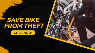 Save your bike from Theft bikesafety bike automobile motorcyclesafety theft [upl. by Helmer147]