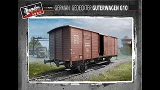 Kit Review Thunder Model German Gedeckter Guterwagen G10 [upl. by Norse]