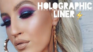 HOLOGRAPHIC LINER  GRWM  KeilidhMua [upl. by Yenaffit]