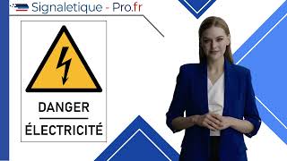 Pictogrammes de danger électrique ne prenez aucun risque [upl. by Bliss]