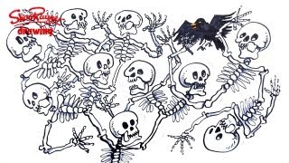 How to draw a Skeleton Tree [upl. by Rayham861]