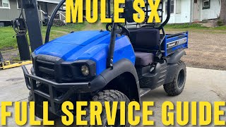 2017Current Kawasaki Mule SX Maintenance Guide [upl. by Wolfgang886]