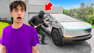 Thief STOLE My Tesla Cybertruck [upl. by Karlotte]