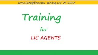 Training for lic agents [upl. by Rento454]