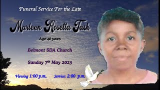 Marleen Rosetta Tash  Funeral service [upl. by Peder]