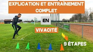 ENTRAINEMENT VIVACITÉ FOOTBALL 9 ÉTAPES [upl. by Viviana]