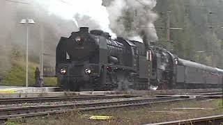 150 Jahre Semmeringbahn 4 Sonderzüge fahren am 10 Okt 2004 über den Semmering [upl. by Ikkaj]