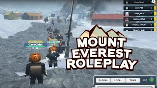 Climibing Mt Everest ROBLOX [upl. by Darken]