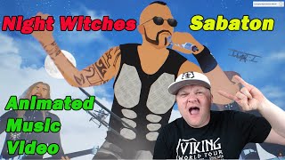 quotNight Witchesquot Animated Music Video by Sabaton  A History Teacher Reacts [upl. by Asiulairam]