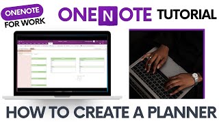 HOW TO CREATE A ONENOTE PLANNER 2024  Use OneNote for Work  Organization  Increase Productivity [upl. by Aicirtam515]