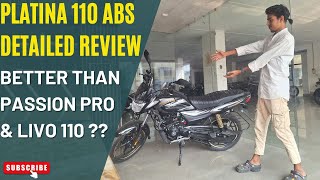 2024 Platina 110 ABS Detailed Review  Price  Mileage  Best Value For Money Bike in 2024 [upl. by Adidnere194]