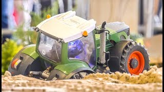 RC Trucks Heavy Machines Stuck Tractor RESCUE [upl. by Agnimod]