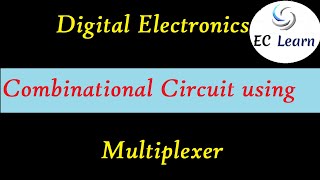 Implementation of Boolean expression using Multiplexer  Digital electronics [upl. by Drol]