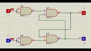 Logique séquentielle 1  Bascule RS [upl. by Ricardama]