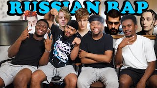 MY FRIENDS REACTING TO RUSSIAN RAP AGAIN  THIS WAS MAD😂 [upl. by Enamrahc]