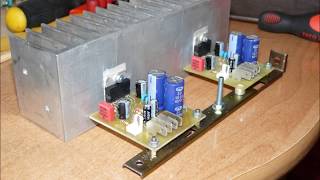 TDA7294 stiprintuvas  TDA7294 amplifier 12 [upl. by Kieger]