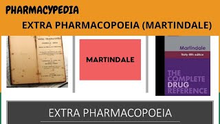 EXTRA PHARMACOPOEIA  MARTINDALE  INTRODUCTORY PHARMACEUTICS 1  BPHARM  1st SEMESTER [upl. by Glenden]