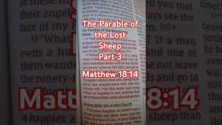 The parable of the lost sheep part 3 [upl. by Lanos3]