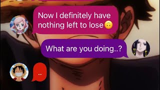 Everyone Falls For Luffy Part 9❤️😰  One Piece Groupchat [upl. by Joannes]