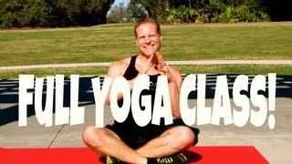 60 minute Yoga Class for Beginners  Sean Vigue Fitness [upl. by Kowalski]