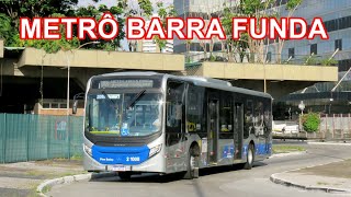 Metrô Barra Funda São PauloSP  Movimentação de Ônibus 16 [upl. by Woehick]