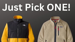 The North Face Denali Jacket vs Patagonia Retro Pile Fleece Jacket [upl. by Melmon]