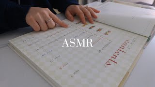 ASMR Holiday Cookbook Flip Through 🎄🍪 [upl. by Asennav]