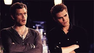 The Vampire Diaries All Klaus and Stefan Scenes Together HD [upl. by Fay]