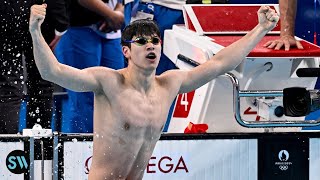 Pan Zhanle 4640 OBLITERATES the Mens 100 Freestyle field amp world record [upl. by Gilus]