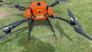 Aquiline Spartacus pressure wash drone up close No spray equipment fitted [upl. by Aik25]