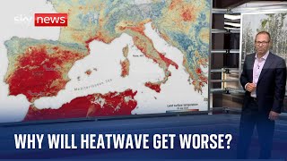 Europe heatwave Why will it get worse [upl. by Tterrab]