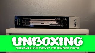 Cullmann Alpha 2200 tripod unboxing [upl. by Hartwell]