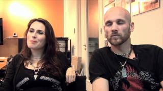 Interview Within Temptation  Sharon den Adel and Robert Westerholt part 2 [upl. by Huckaby]