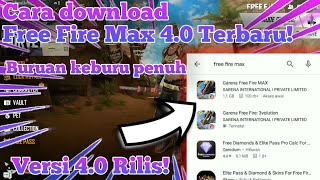 CARA DOWNLOAD FREE FIRE MAX 40 TERBARU [upl. by Pineda]