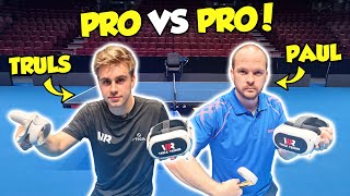 Pro Table Tennis Players Try Virtual Reality  ELEVEN VR [upl. by Edurtreg118]