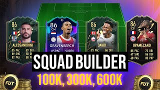 LES MEILLEURES ÉQUIPES POUR 100K 300K ET 600K  FIFA 22 ULTIMATE TEAM 1 [upl. by Ynhoj]