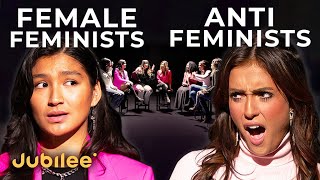 Does Feminism Include Trans Women Female Feminists vs Antifeminists  Middle Ground [upl. by Alexandria]