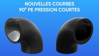 Nouveaux coudes à 90° PE100 RC pression courte pour traitement des eaux industrielles et municipales [upl. by Aziaf268]